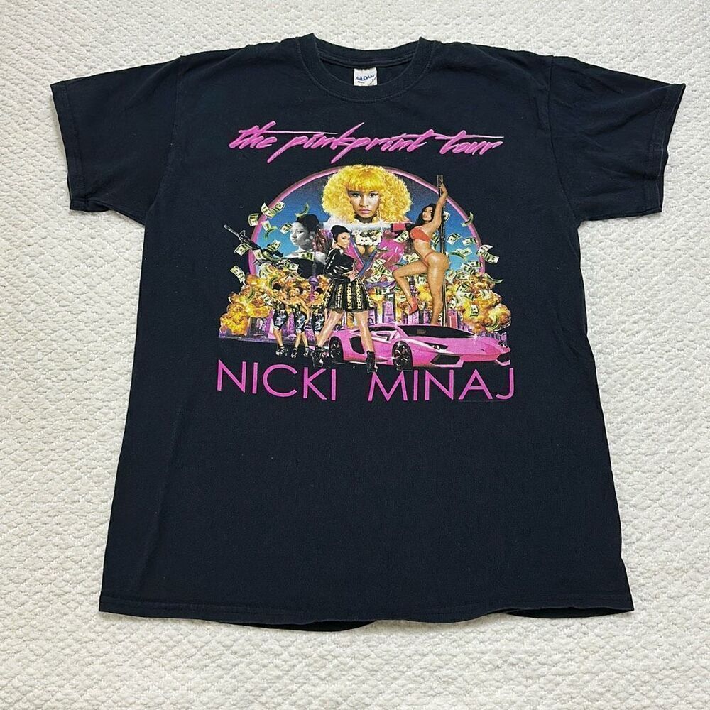 Nicki Minaj The Pinkprint Tour Black T-shirt Women’s M - Picture 2 of 5